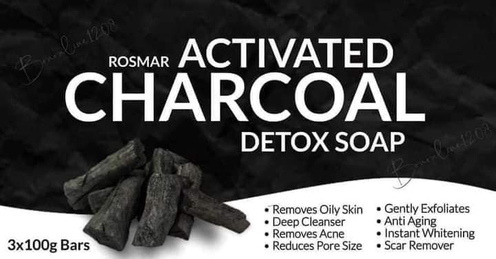 ROSMAR ACTIVATED CHARCOAL DETOX SOAP