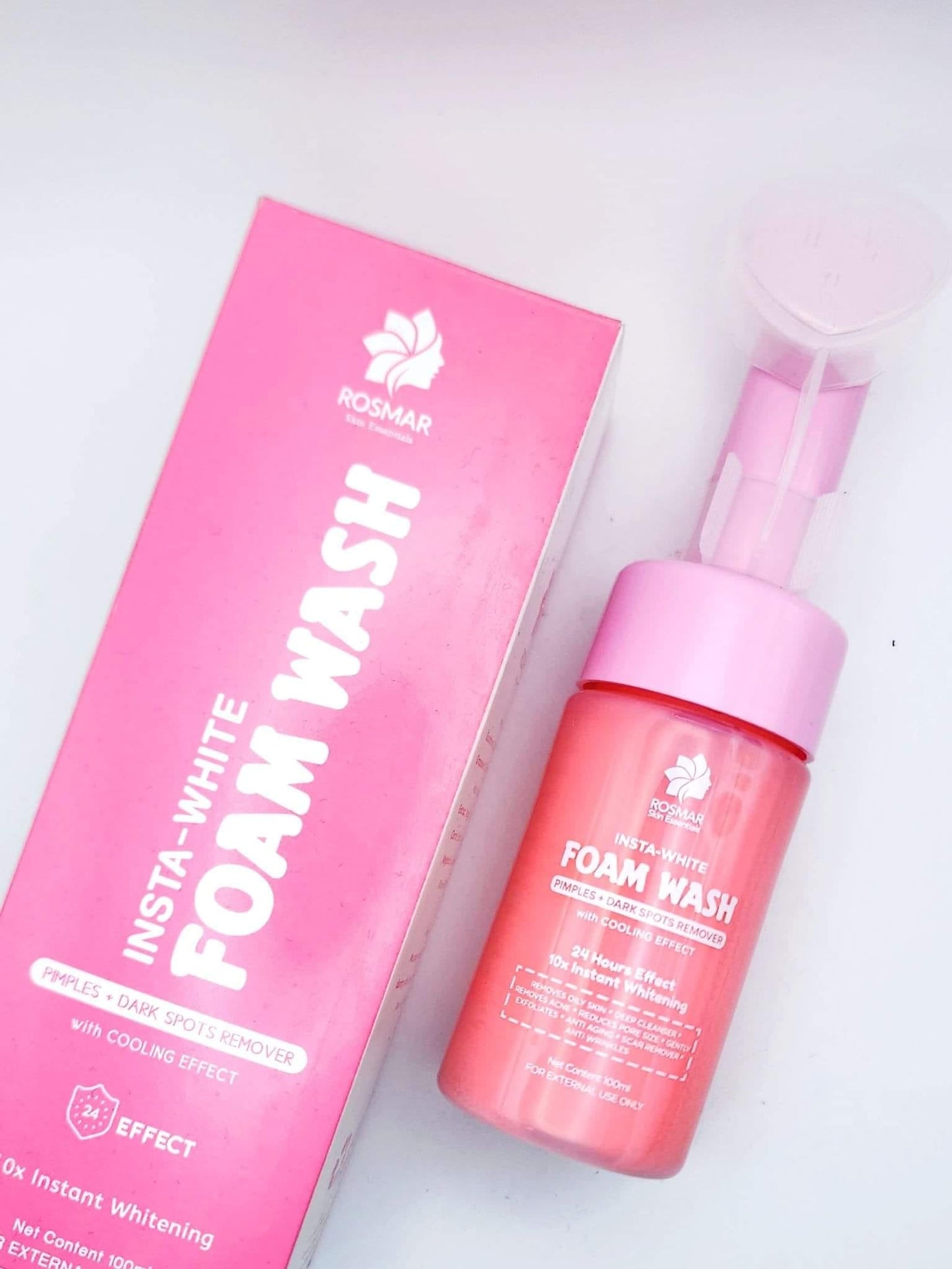 ROSMAR INSTA - WHITE FOAM WASH 10X WHITENING WITH COOLING EFFECT | FACIAL WASH