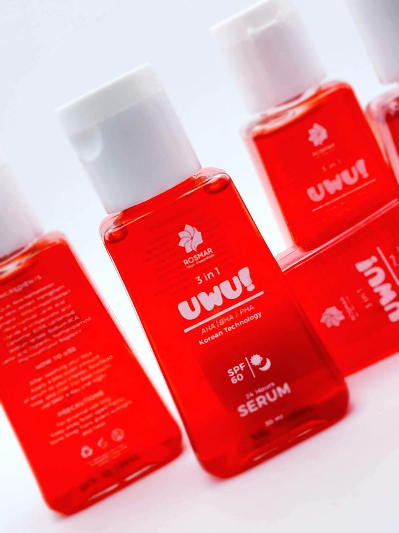 ROSMAR UWU 3 IN 1 SERUM AHA-BHA-PHA SPF60
