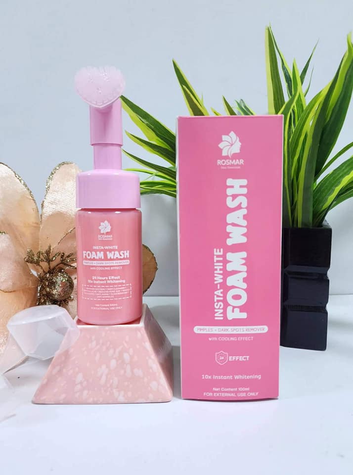 ROSMAR INSTA - WHITE FOAM WASH 10X WHITENING WITH COOLING EFFECT | FACIAL WASH