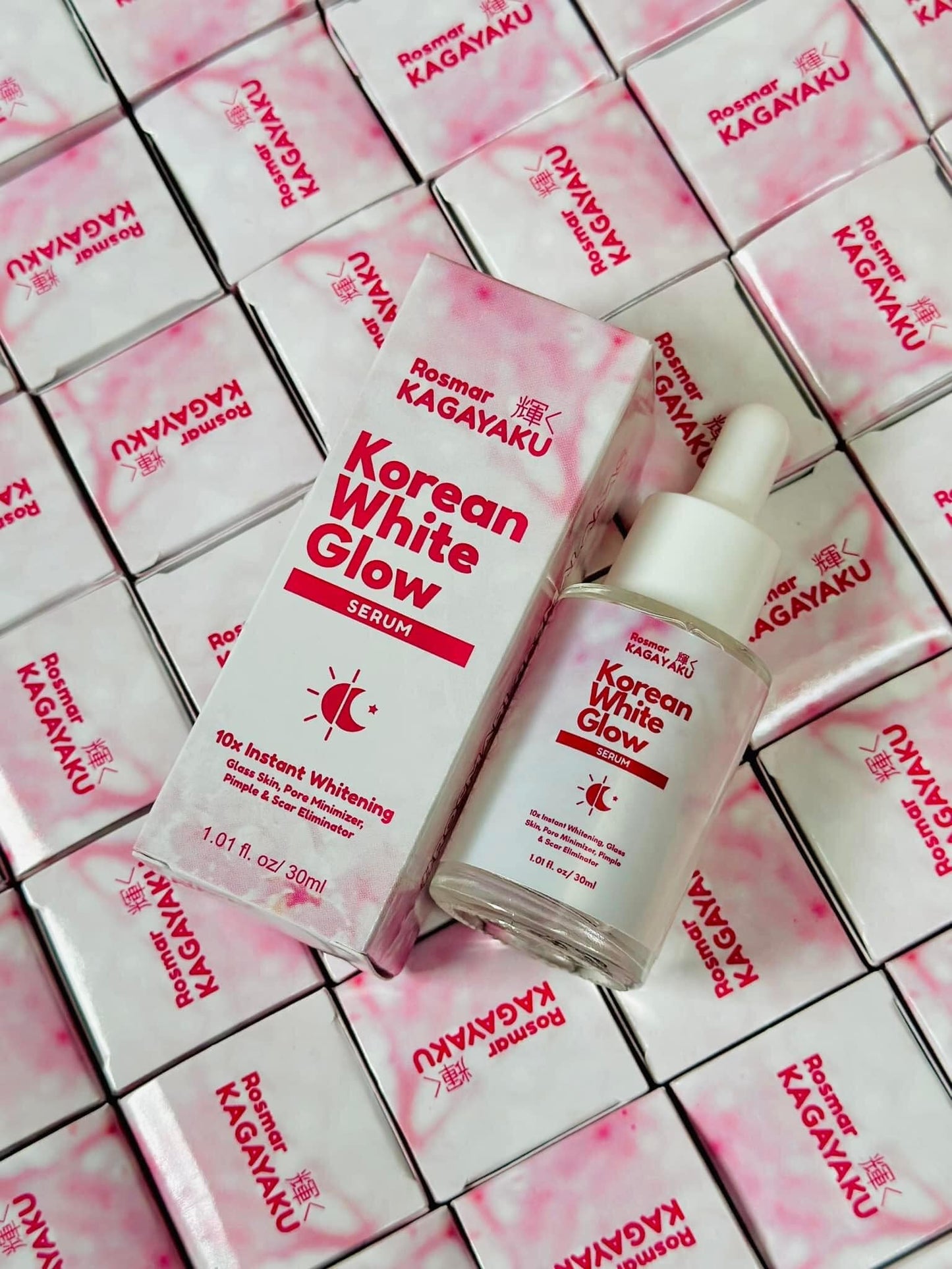 ROSMAR KAGAYAKU 24K GOLD SERUM & KOREAN WHITE GLOW SERUM