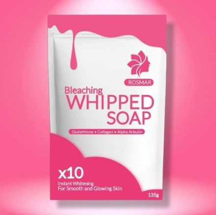ROSMAR BLEACHING WHIPPED SOAP 10X INSTANT WHITENING FOR SMOOTH AND GLOWING SKIN