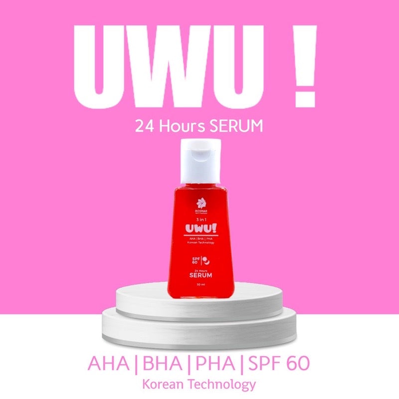 ROSMAR UWU 3 IN 1 SERUM AHA-BHA-PHA SPF60