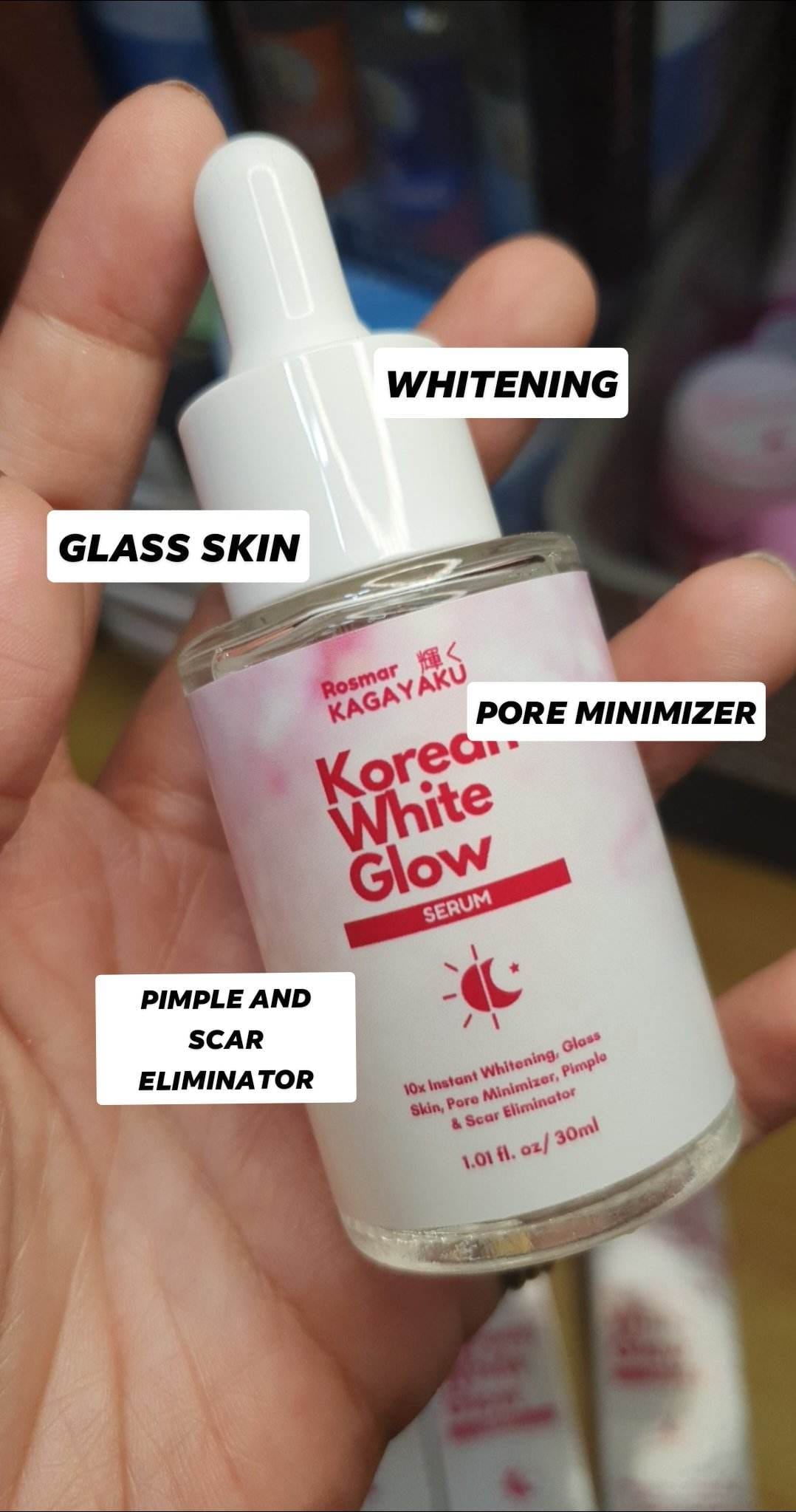 ROSMAR KAGAYAKU 24K GOLD SERUM & KOREAN WHITE GLOW SERUM