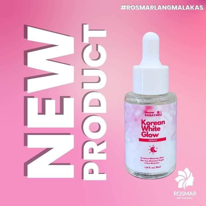 ROSMAR KAGAYAKU 24K GOLD SERUM & KOREAN WHITE GLOW SERUM