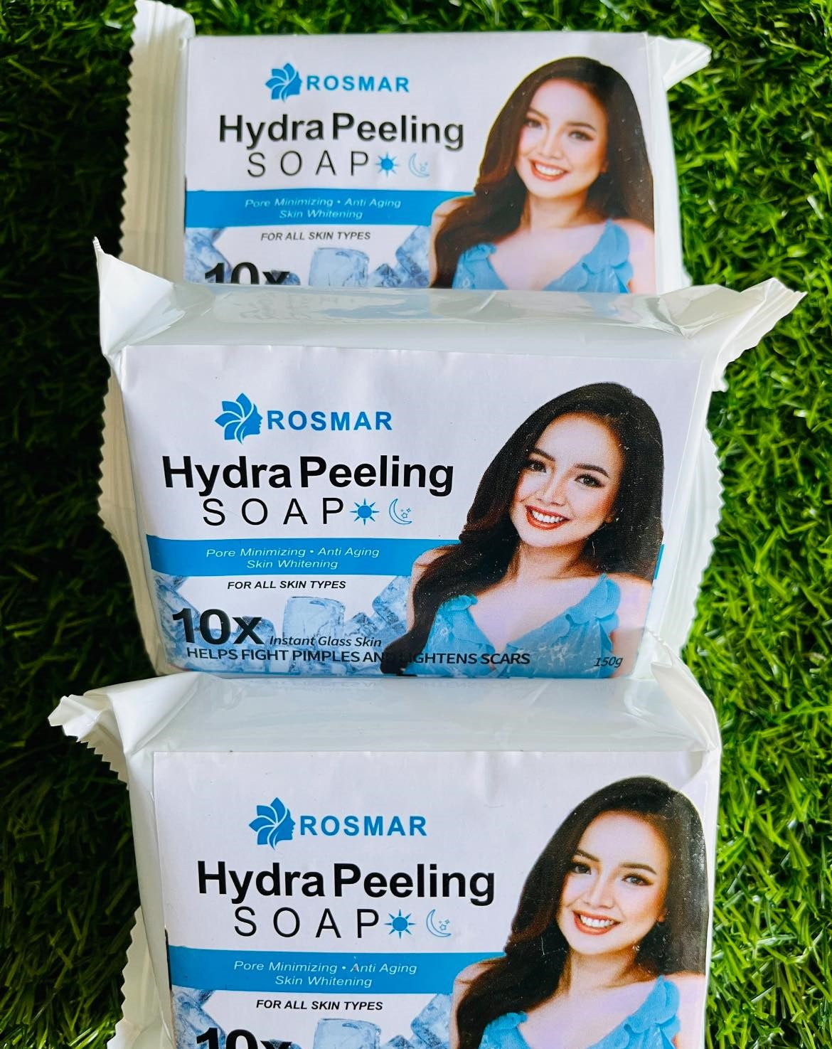 ROSMAR HYDRA PEELING SOAP PORE MINIMIZING ANTI AGING SKIN WHITENING 150G