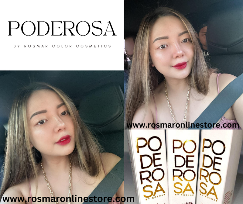 PODEROSA BY ROSMAR COLOR COSMETICS | HD MATTE LIPTINT TRANSFER PROOF