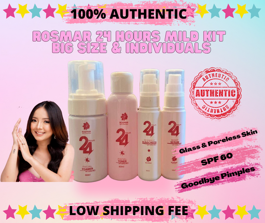 ROSMAR 24 HOURS MILD KIT BIG SIZE & INDIVIDUALS | SAFE FOR TEENS, LACTATING, PREGNANT